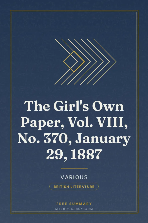 Cover of The Girl's Own Paper, Vol. VIII, No. 370, January 29, 1887