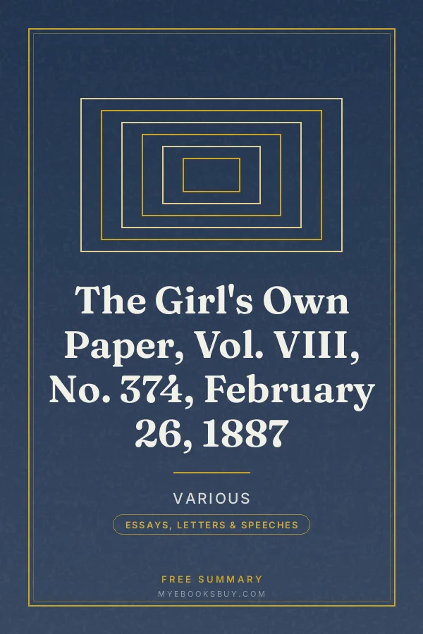 Cover of The Girl's Own Paper, Vol. VIII, No. 374, February 26, 1887