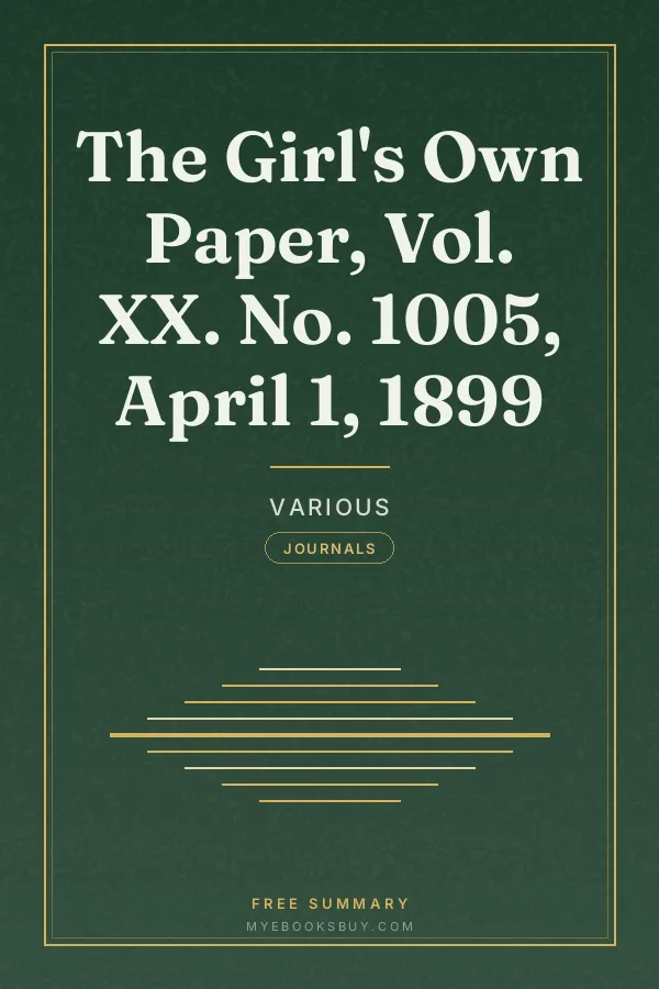 Cover of The Girl's Own Paper, Vol. XX. No. 1005, April 1, 1899