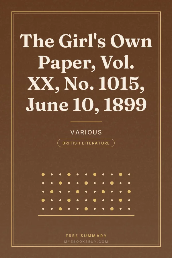 Cover of The Girl's Own Paper, Vol. XX, No. 1015, June 10, 1899