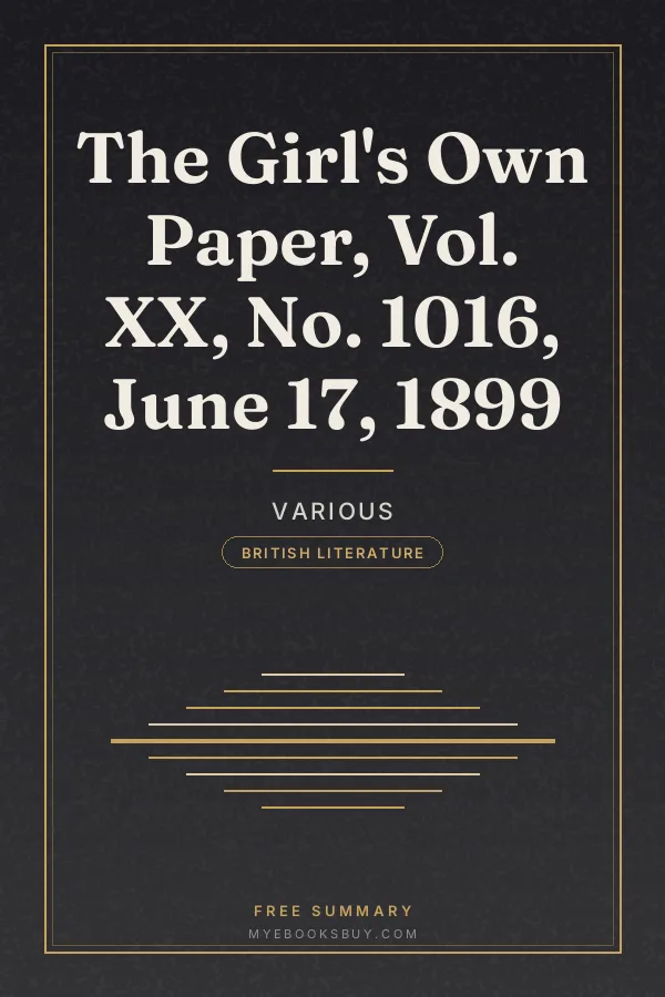 Cover of The Girl's Own Paper, Vol. XX, No. 1016, June 17, 1899