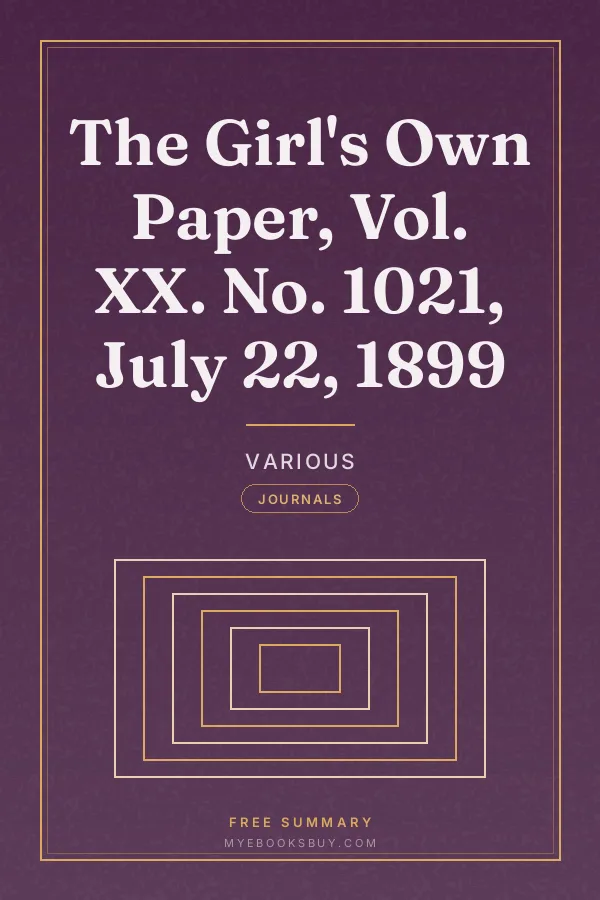 Cover of The Girl's Own Paper, Vol. XX. No. 1021, July 22, 1899