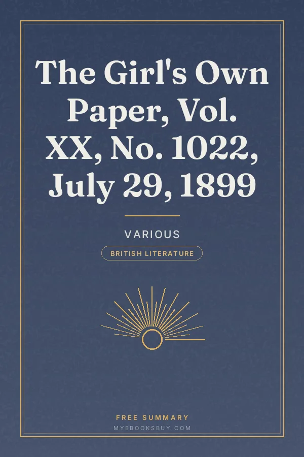 Cover of The Girl's Own Paper, Vol. XX, No. 1022, July 29, 1899