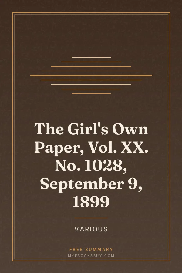 Cover of The Girl's Own Paper, Vol. XX. No. 1028, September 9, 1899