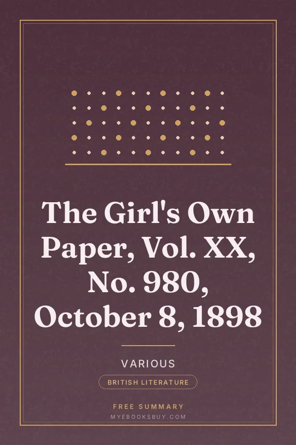 Cover of The Girl's Own Paper, Vol. XX, No. 980, October 8, 1898