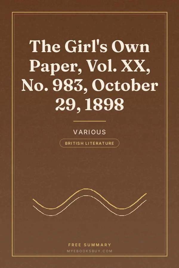 Cover of The Girl's Own Paper, Vol. XX, No. 983, October 29, 1898