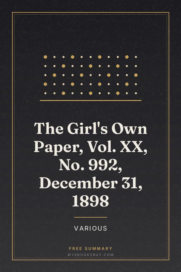 Cover of The Girl's Own Paper, Vol. XX, No. 992, December 31, 1898