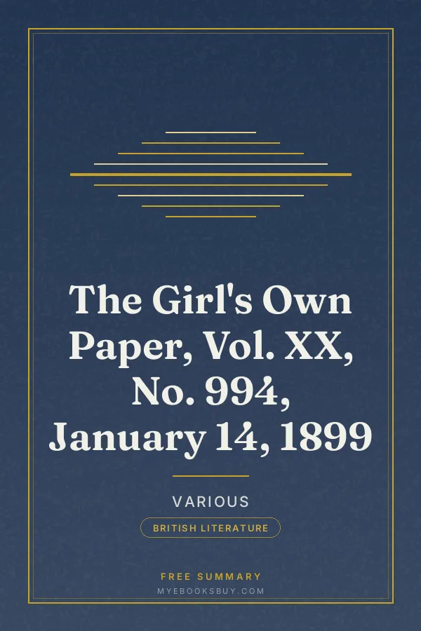 Cover of The Girl's Own Paper, Vol. XX, No. 994, January 14, 1899
