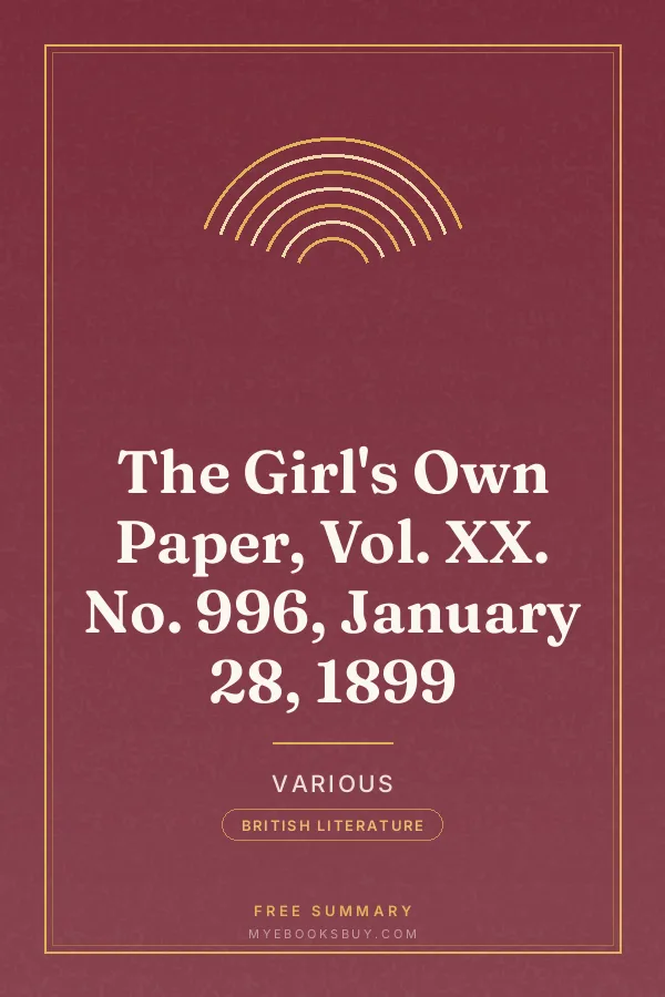 Cover of The Girl's Own Paper, Vol. XX. No. 996, January 28, 1899