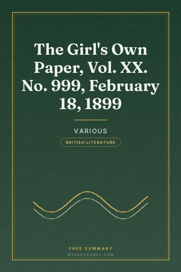 Cover of The Girl's Own Paper, Vol. XX. No. 999, February 18, 1899