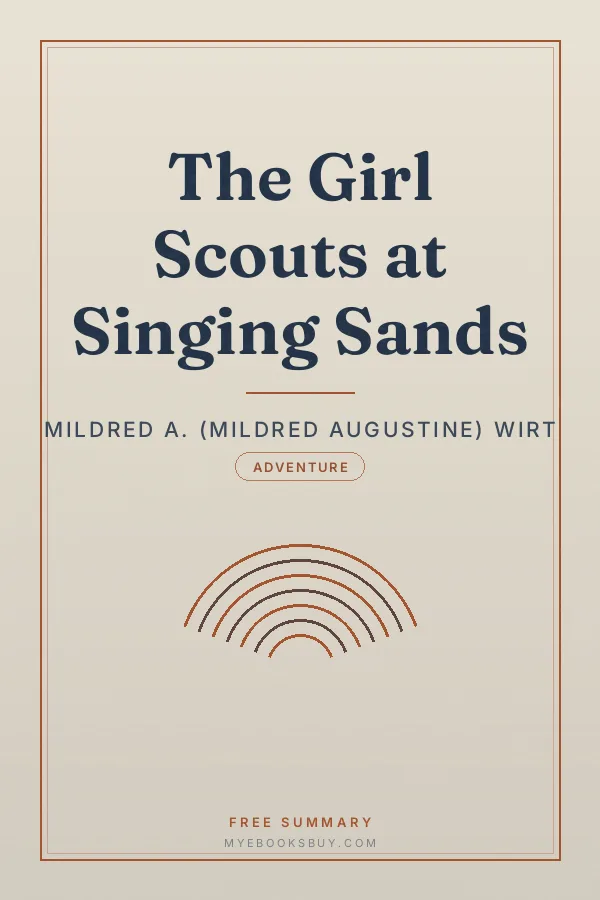 Cover of The Girl Scouts at Singing Sands