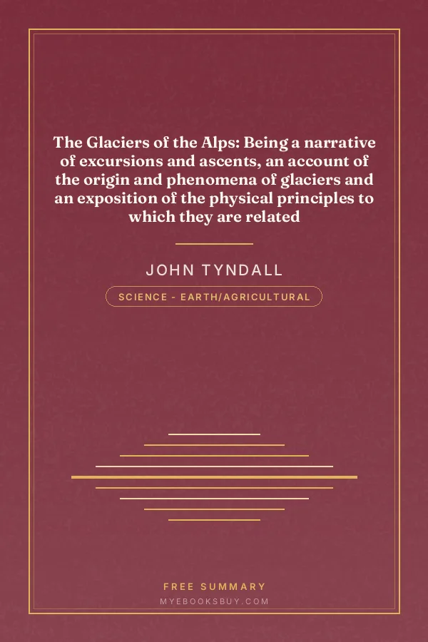 Cover of The Glaciers of the Alps: Being a narrative of excursions and ascents, an account of the origin and phenomena of glaciers and an exposition of the physical principles to which they are related