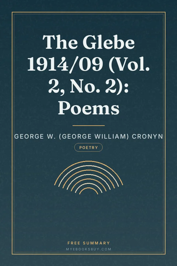 Cover of The Glebe 1914/09 (Vol. 2, No. 2): Poems