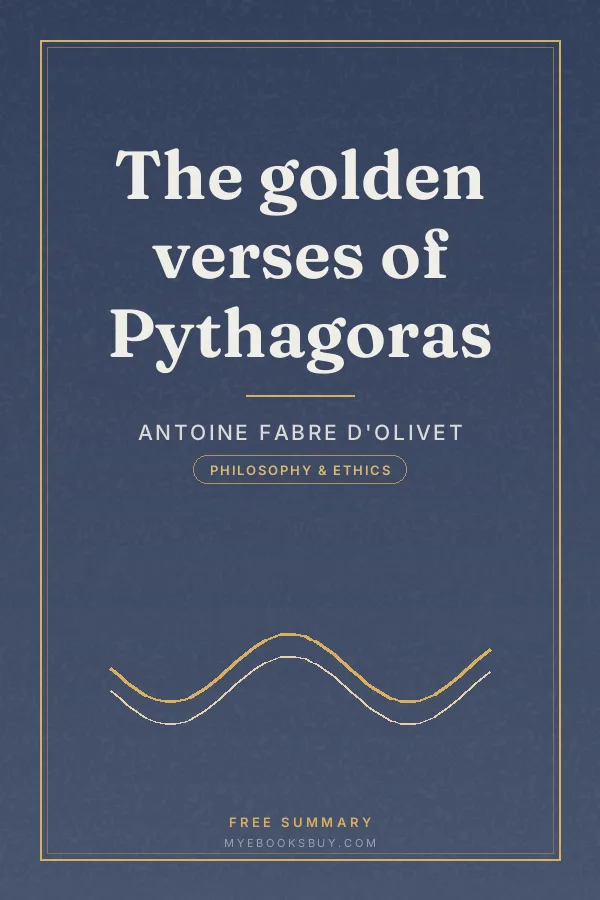 Cover of The golden verses of Pythagoras