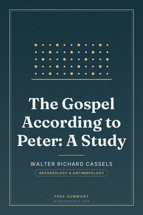 Cover of The Gospel According to Peter: A Study