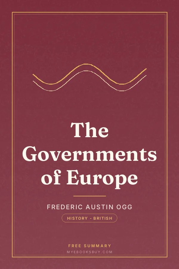 Cover of The Governments of Europe