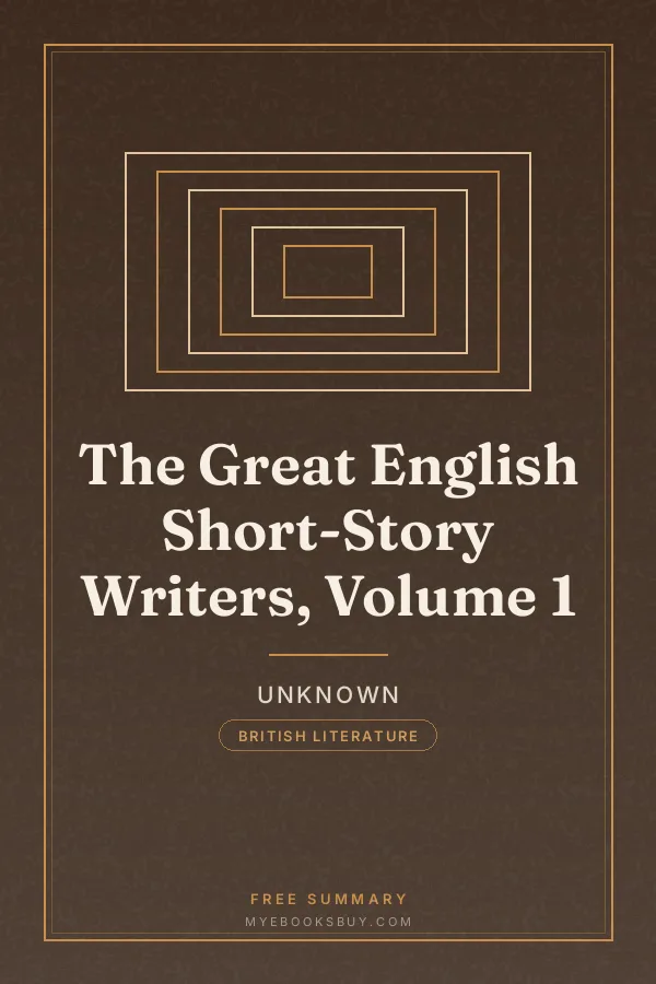 Cover of The Great English Short-Story Writers, Volume 1