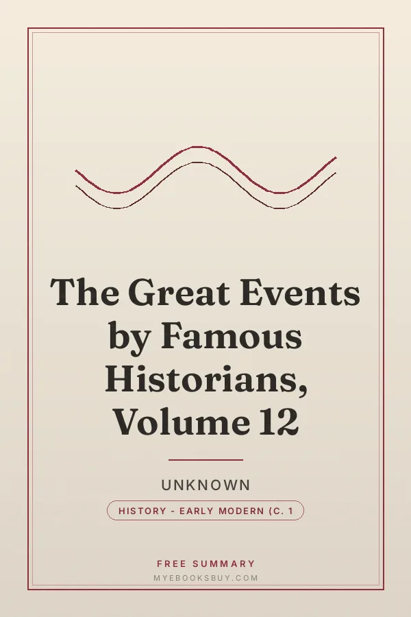 Cover of The Great Events by Famous Historians, Volume 12