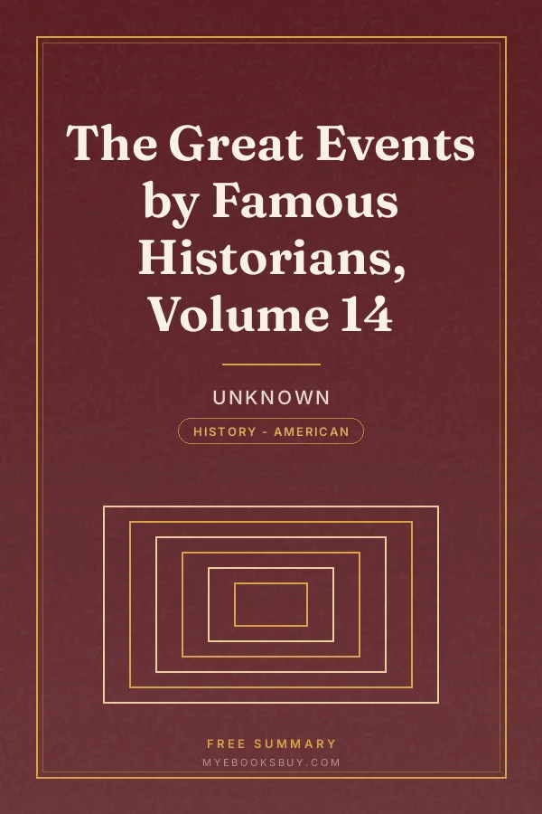 Cover of The Great Events by Famous Historians, Volume 14