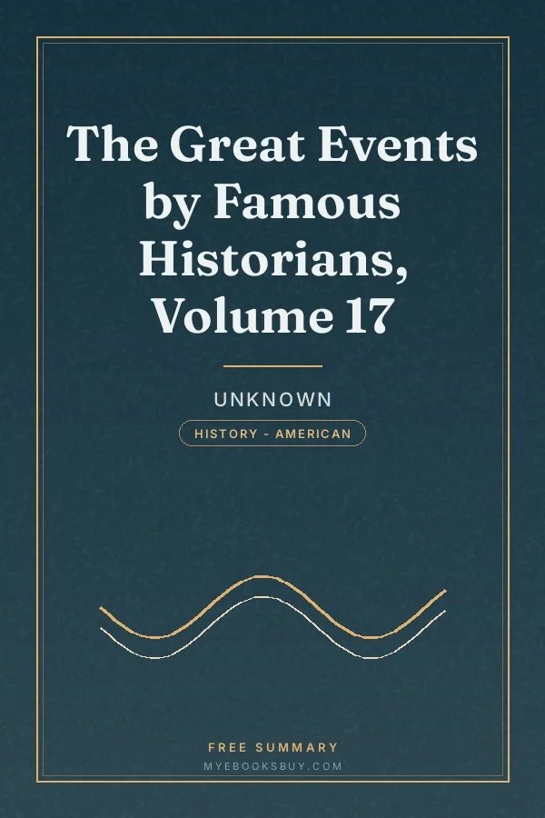 Cover of The Great Events by Famous Historians, Volume 17