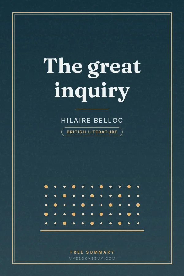 Cover of The great inquiry