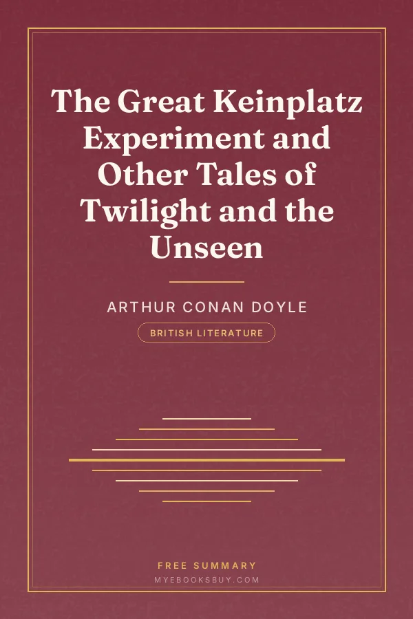 Cover of The Great Keinplatz Experiment and Other Tales of Twilight and the Unseen