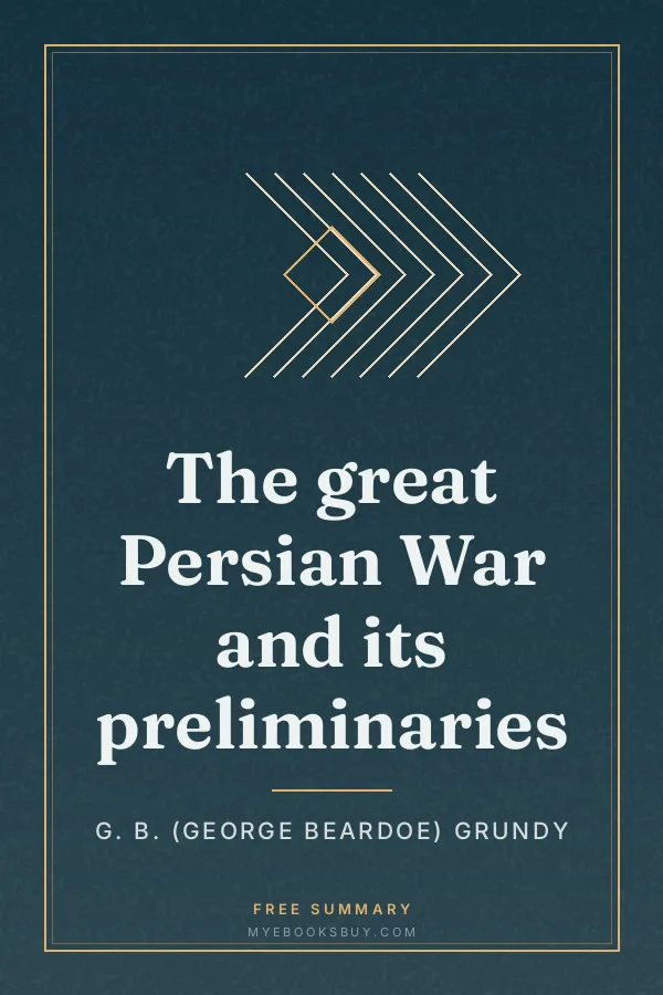 Cover of The great Persian War and its preliminaries