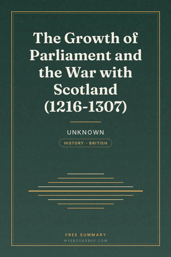 Cover of The Growth of Parliament and the War with Scotland (1216-1307)
