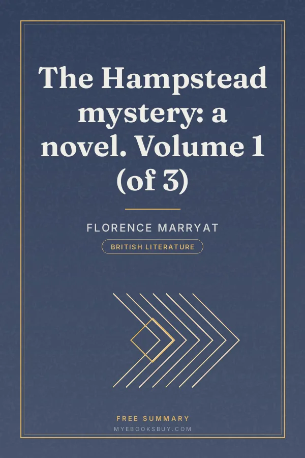 Cover of The Hampstead mystery: a novel. Volume 1 (of 3)