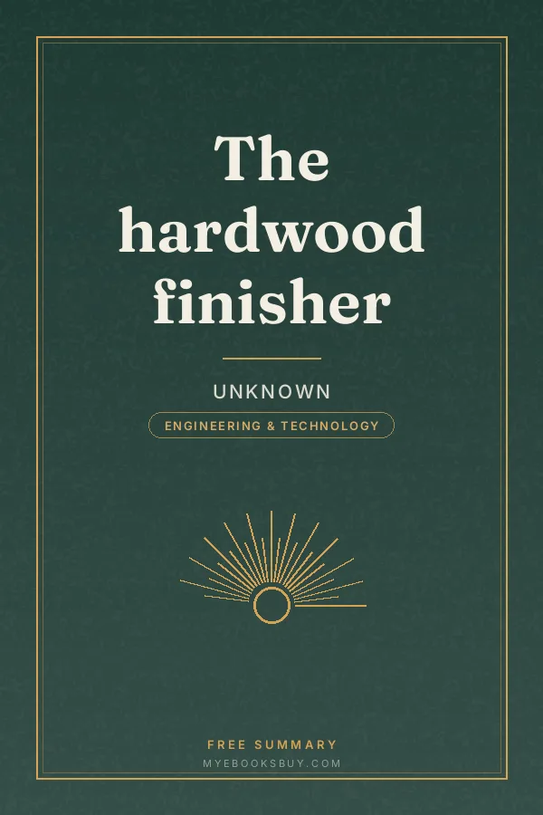 Cover of The hardwood finisher