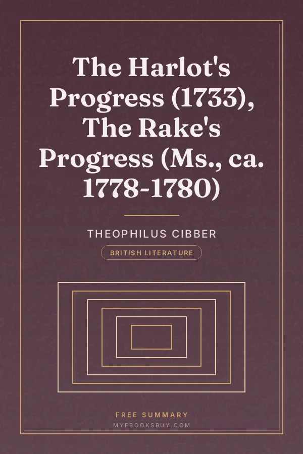 Cover of The Harlot's Progress (1733), The Rake's Progress (Ms., ca. 1778-1780)