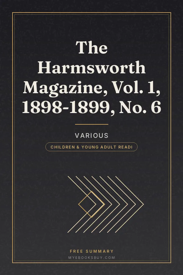 Cover of The Harmsworth Magazine, Vol. 1, 1898-1899, No. 6