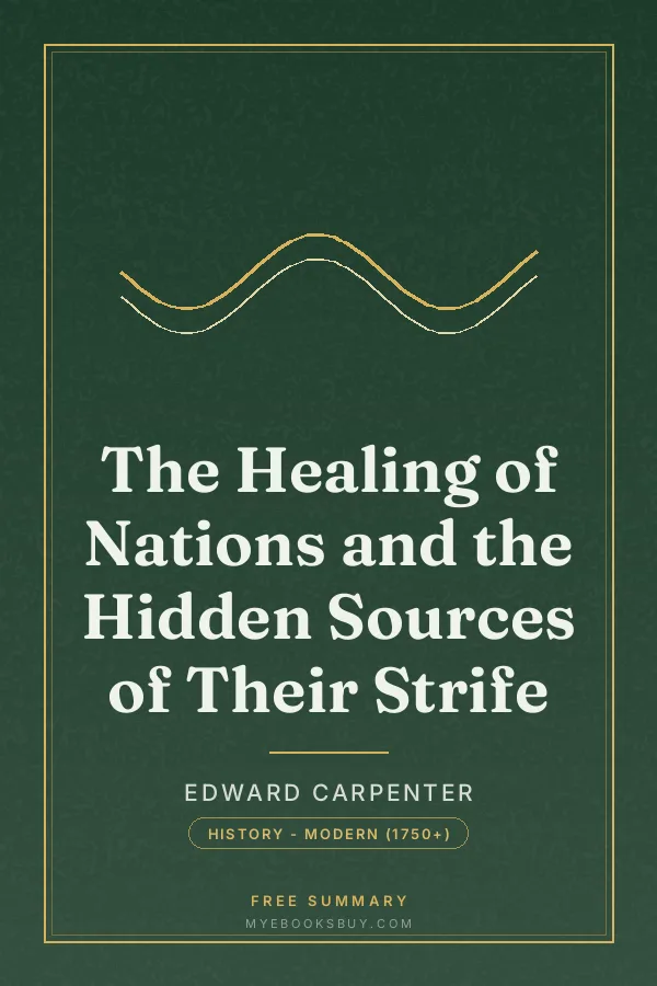 Cover of The Healing of Nations and the Hidden Sources of Their Strife