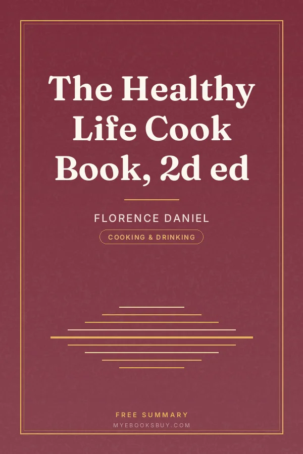 Cover of The Healthy Life Cook Book, 2d ed