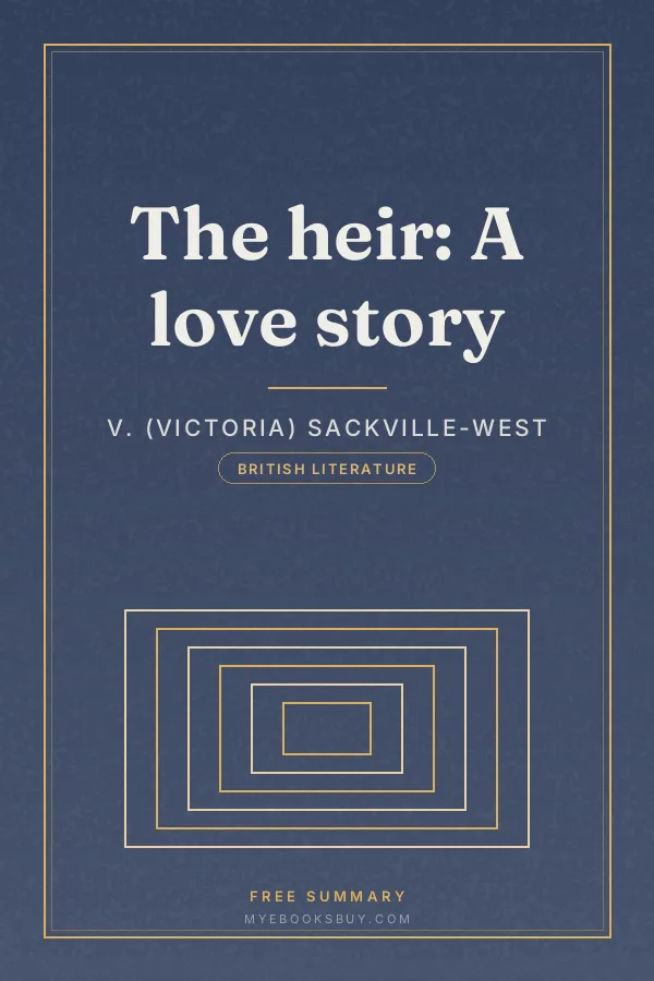 Cover of The heir: A love story