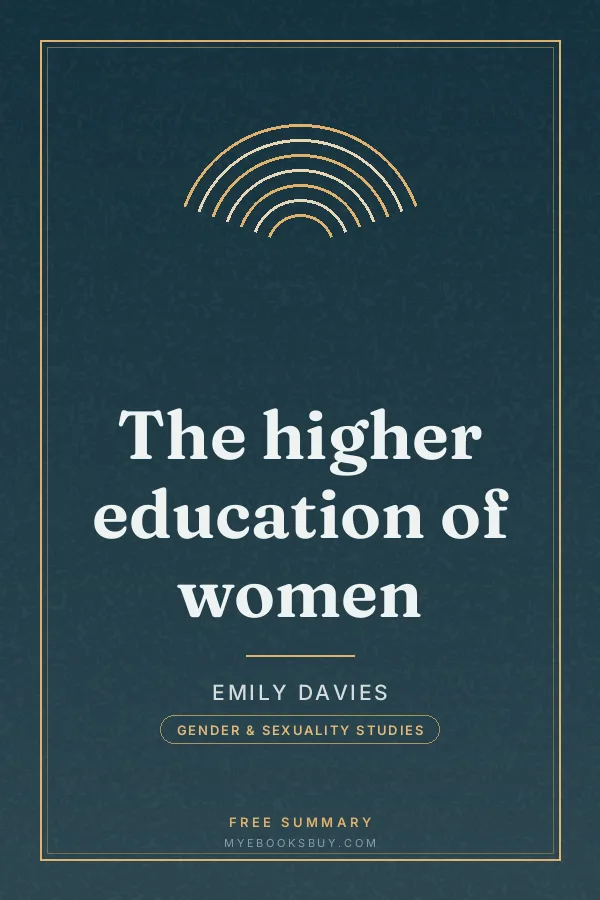Cover of The higher education of women