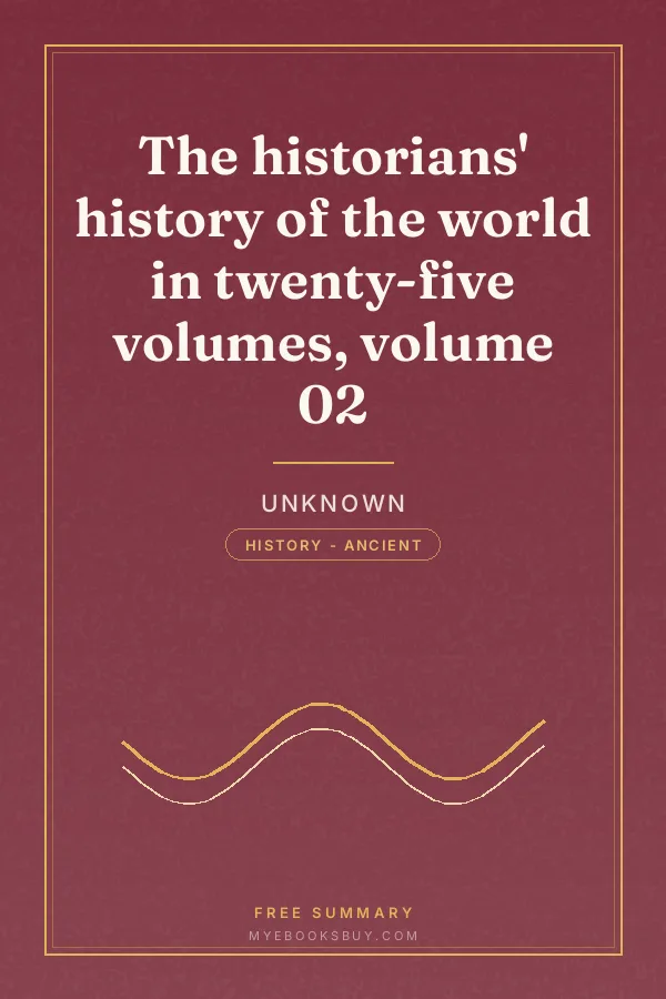 Cover of The historians' history of the world in twenty-five volumes, volume 02
