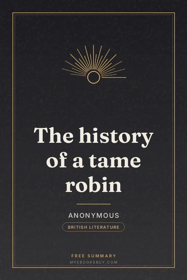 Cover of The history of a tame robin