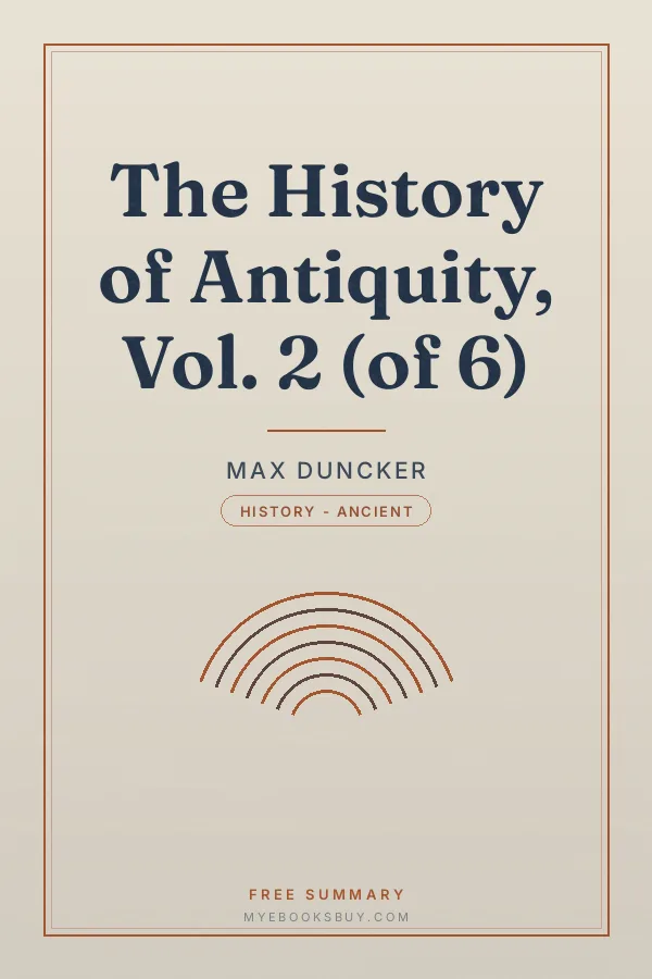Cover of The History of Antiquity, Vol. 2 (of 6)