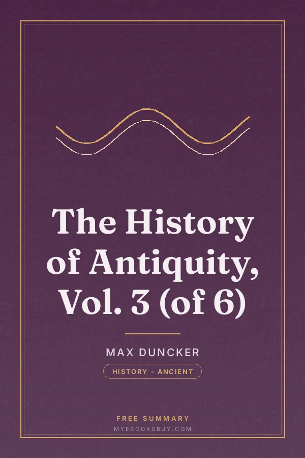 Cover of The History of Antiquity, Vol. 3 (of 6)