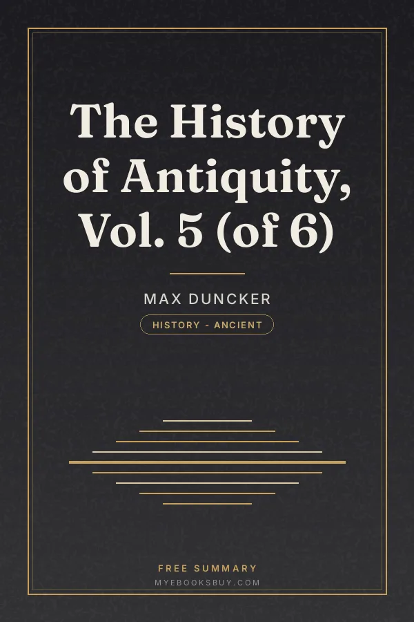 Cover of The History of Antiquity, Vol. 5 (of 6)
