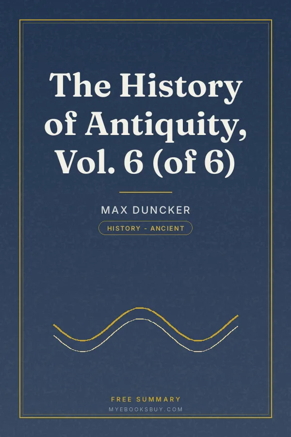 Cover of The History of Antiquity, Vol. 6 (of 6)
