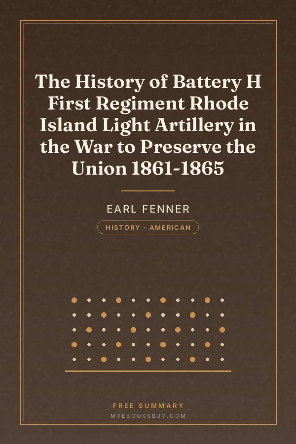 Cover of The History of Battery H First Regiment Rhode Island Light Artillery in the War to Preserve the Union 1861-1865