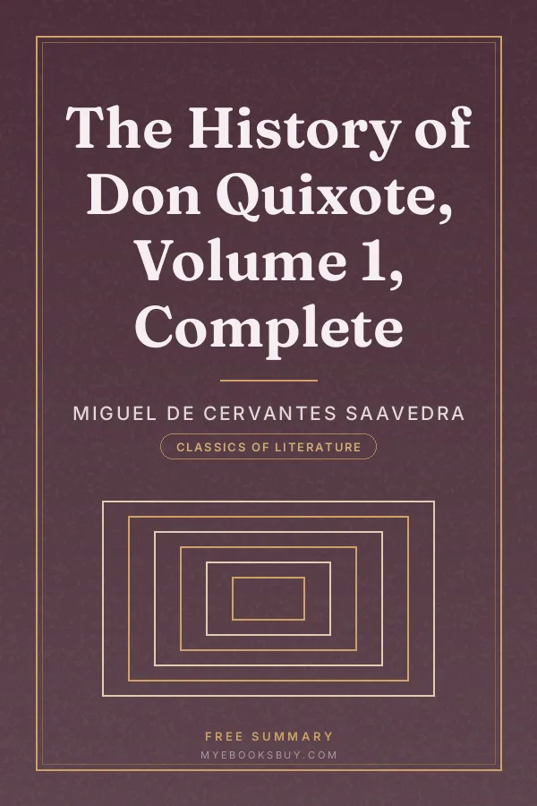 Cover of The History of Don Quixote, Volume 1, Complete