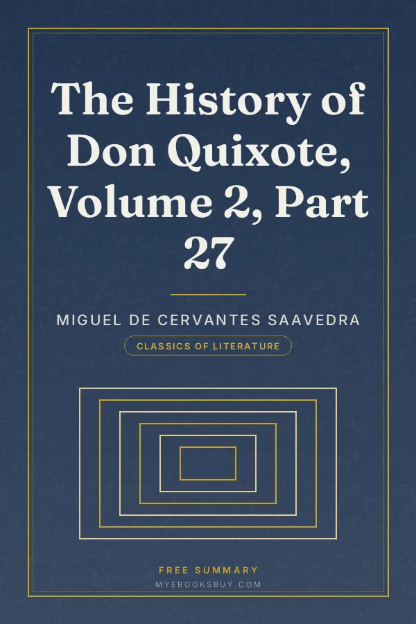 Cover of The History of Don Quixote, Volume 2, Part 27