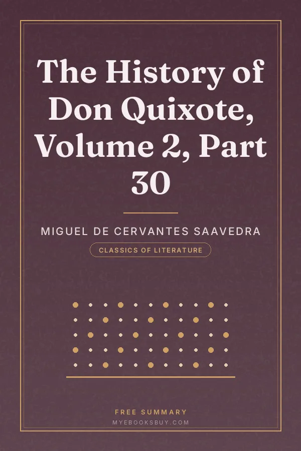Cover of The History of Don Quixote, Volume 2, Part 30