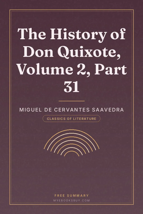 Cover of The History of Don Quixote, Volume 2, Part 31
