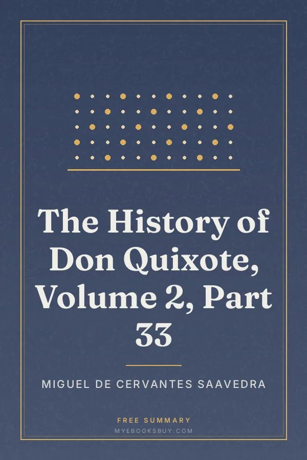 Cover of The History of Don Quixote, Volume 2, Part 33
