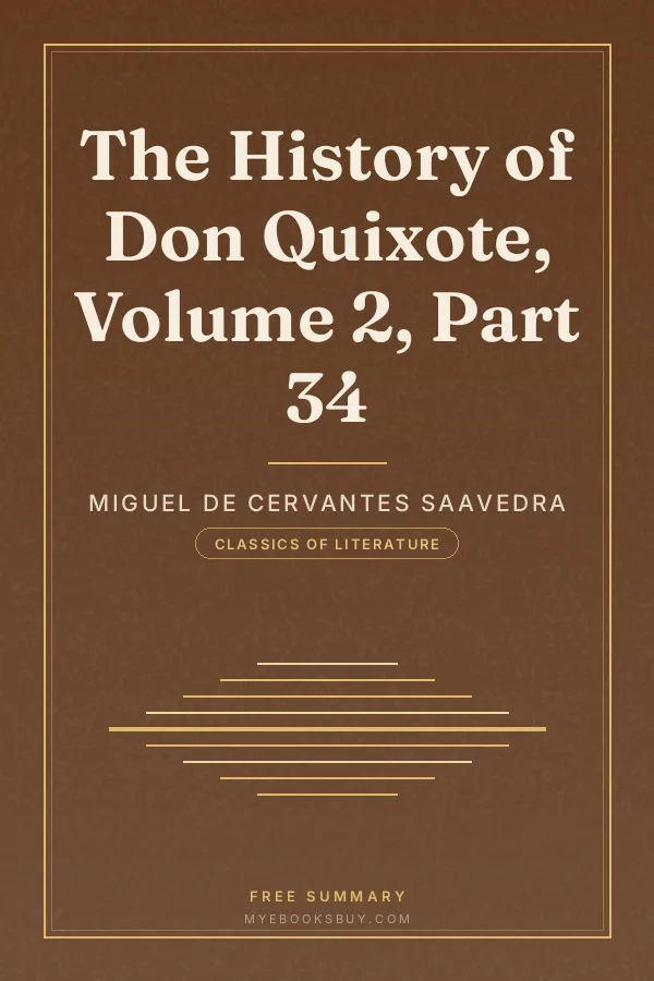 Cover of The History of Don Quixote, Volume 2, Part 34
