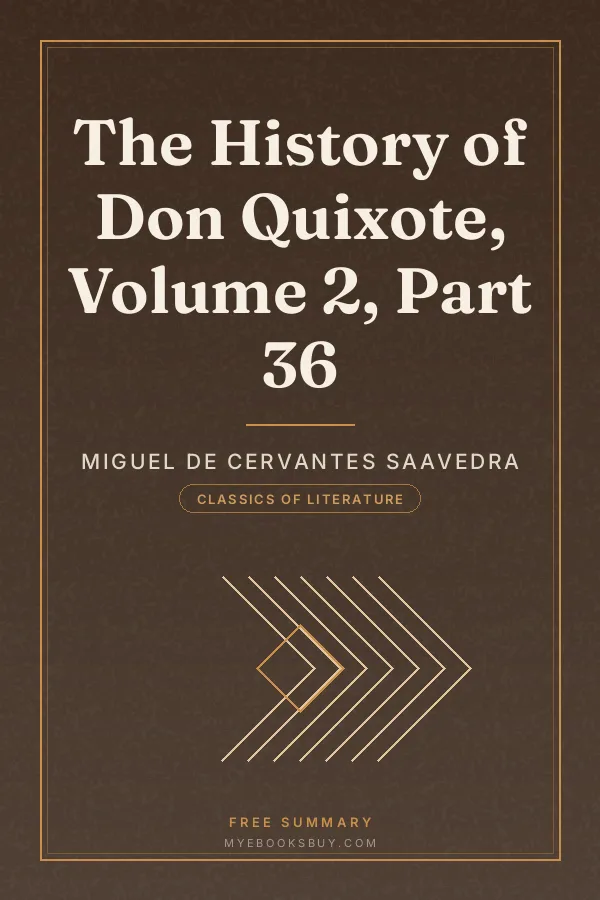 Cover of The History of Don Quixote, Volume 2, Part 36